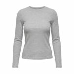 T-shirt Ribbed Long Sleeve Tee maglia a costine aderente per uomo