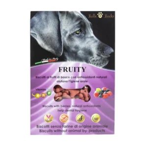 biscotti cane frutti bosco rolls Rocky confezione da 300g premietti micro
