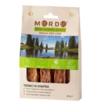 Grade mordo tranci di anatra human snack naturale in confezione da 80g